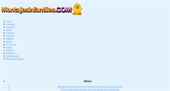 Desktop Screenshot of montajesinfantiles.com