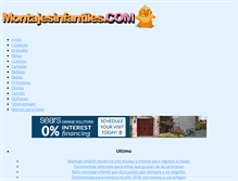 Tablet Screenshot of montajesinfantiles.com